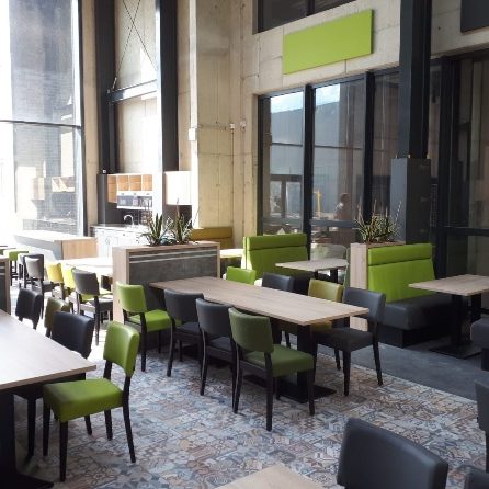 Kantineneinrichtung, Pausenraumeinrichtung, Gaststätteneinrichtung, Bistroeinrichtung, Caféeinrichtung