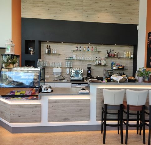 Cafétheke Thekenbau, Gaststätteneinrichtung, Bistroeinrichtung, Bistrotheke, Gaststättentheke, 