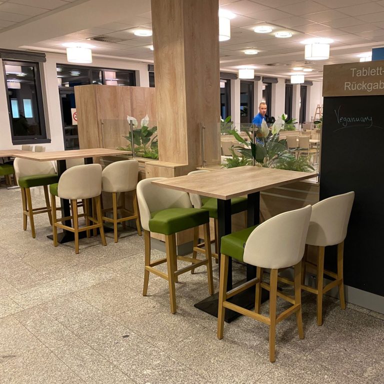 Kantineneinrichtung, Pausenraum, Gaststätteneinrichtung, Bistroeinrichtung, Caféeinrichtung