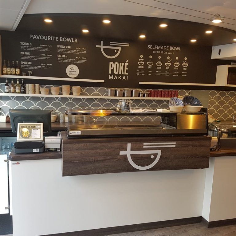 Thekenbau, Gaststätteneinrichtung, Bistroeinrichtung, Bistrotheke, Cafétheke, Gaststättentheke