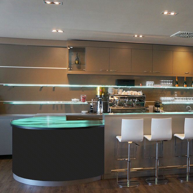 Cafétheke, Gaststätteneinrichtung, Bistroeinrichtung, Bistrotheke, Thekenbau, Thekenbauer, Gaststättentheke